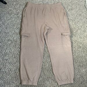 Aeropostale Women’s Cargo Sweatpants Sz XL Light Brown NWOT